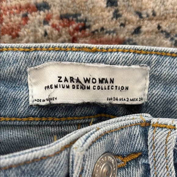 Light Blue Skinny Distressed Jeans - Picture 2 of 5